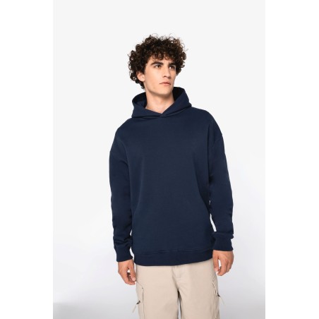 Eco-friendly unisex oversize hooded sweatshirt