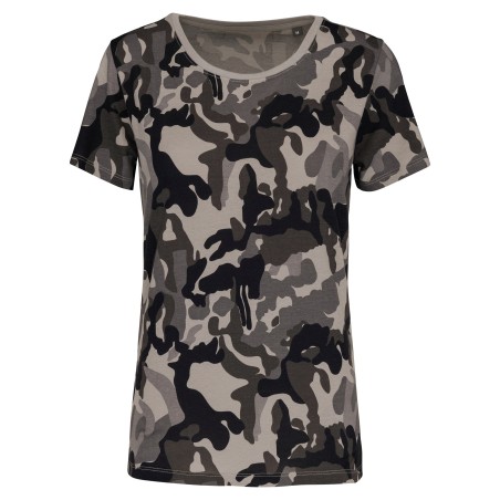 Camiseta camuflaje mujer