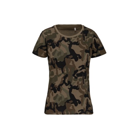 Camiseta camuflaje mujer