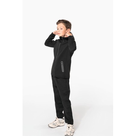 Chaqueta con capucha performance infantil