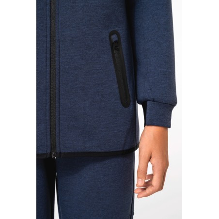 Chaqueta con capucha performance infantil