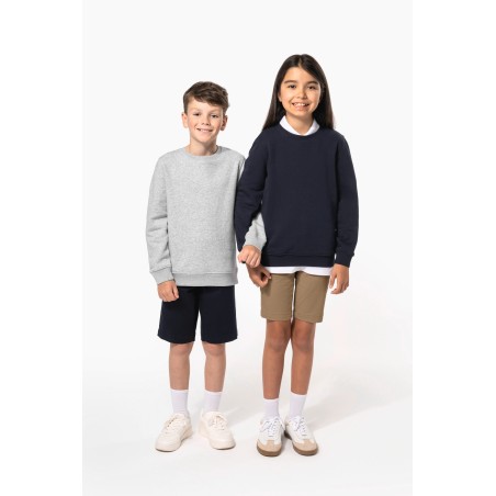 Sudadera cuello redondo infantil