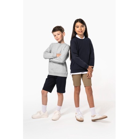 Sudadera cuello redondo infantil