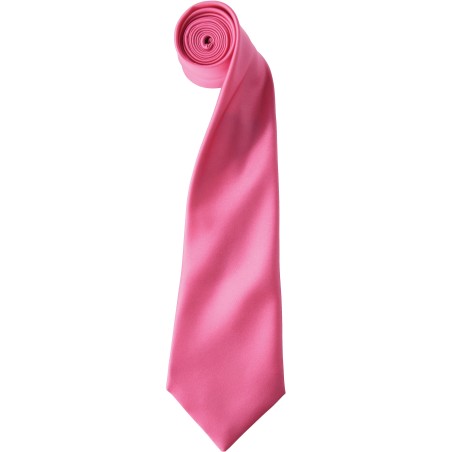 Satin colours tie