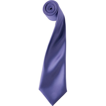 Satin colours tie