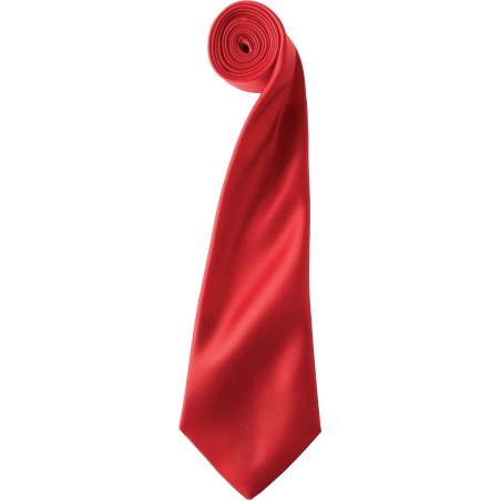 Satin colours tie