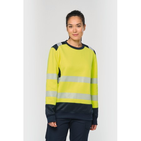 Recycled safety sweatshirt round neck