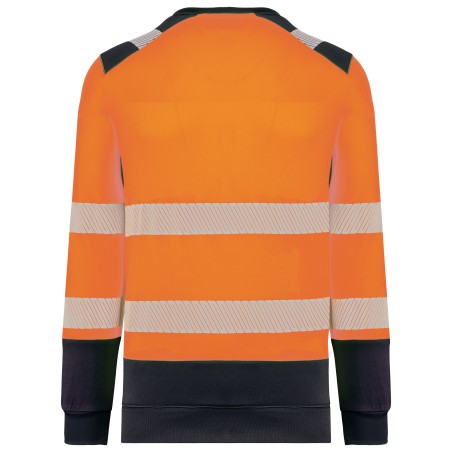 Recycled safety sweatshirt round neck