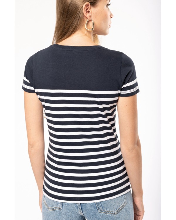 Camiseta marinera algodón orgánico mujer 2