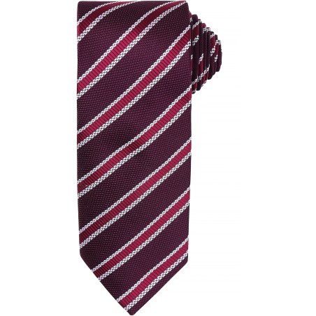 Corbata Waffle a rayas