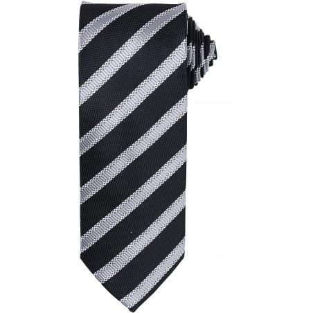 Corbata Waffle a rayas
