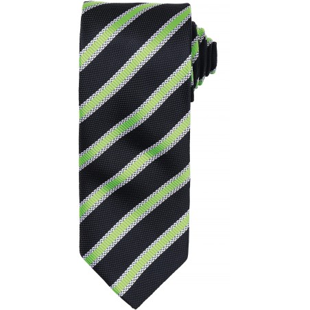 Waffle stripe tie