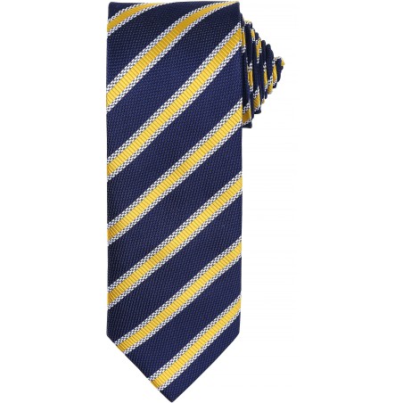 Waffle stripe tie