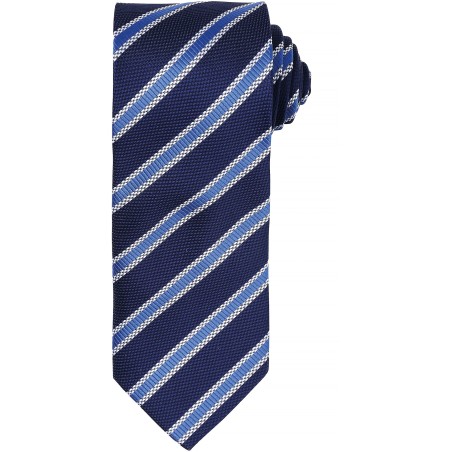 Waffle stripe tie
