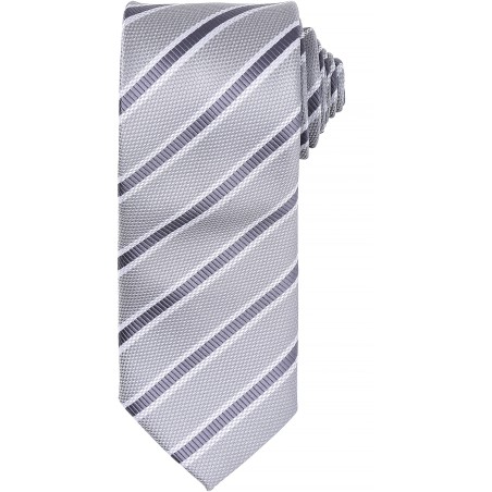 Corbata Waffle a rayas