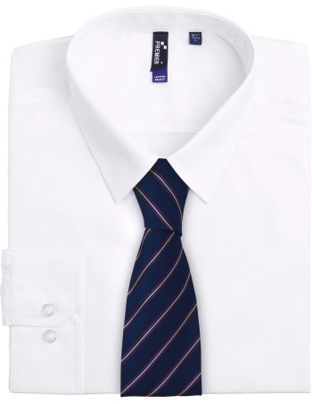 Sports stripe tie