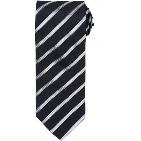 Sports stripe tie