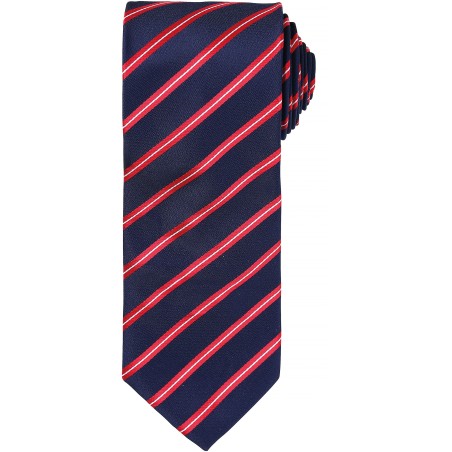 Sports stripe tie