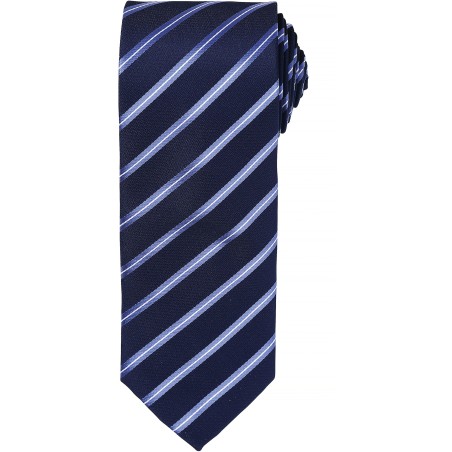 Sports stripe tie