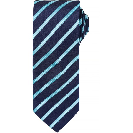 Sports stripe tie