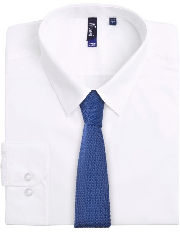 Corbata fina de punto