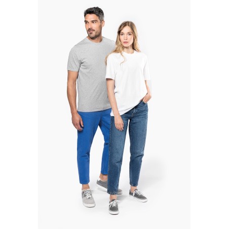 Camiseta cuello redondo y manga corta unisex