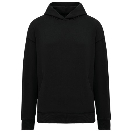 Sudadera ecorresponsable con capucha efecto lavado oversize unisex