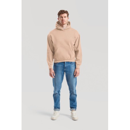 Men\\\'s cotton hooded sweatshirt