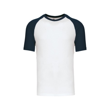 Baseball - camiseta bicolor manga corta hombre