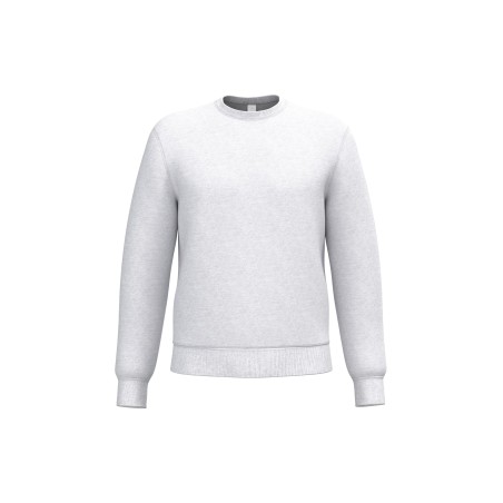 Unisex basic round neck tubular sweatshirt