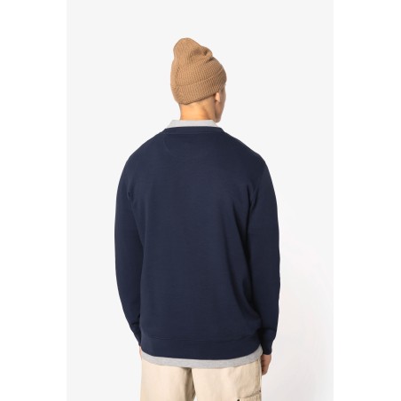 Sudadera ecorresponsable cuello redondo unisex