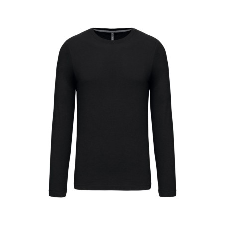 Camiseta de maga larga y cuello redondo hombre