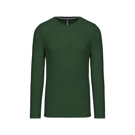 Camiseta de maga larga y cuello redondo hombre