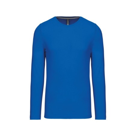 Camiseta de maga larga y cuello redondo hombre