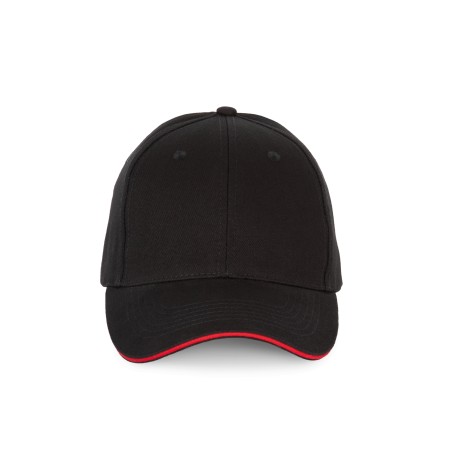 Cap with contrasting sandwich peak - 6 panels