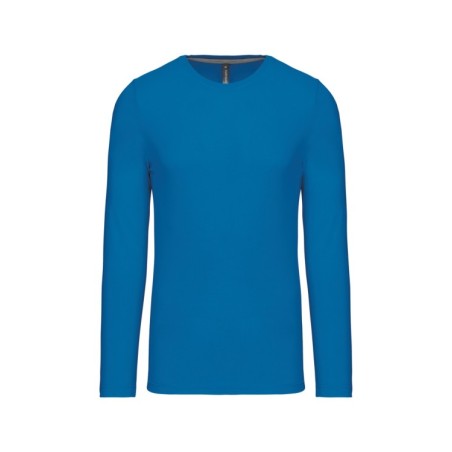 Camiseta de maga larga y cuello redondo hombre