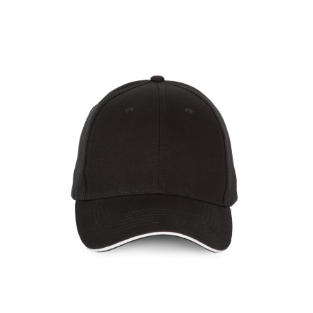 Cap with contrasting sandwich peak - 6 panels