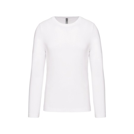 Camiseta de maga larga y cuello redondo hombre