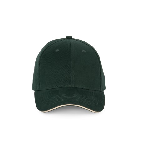 Cap with contrasting sandwich peak - 6 panels