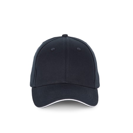 Cap with contrasting sandwich peak - 6 panels