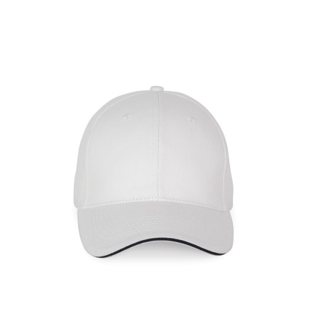 Cap with contrasting sandwich peak - 6 panels