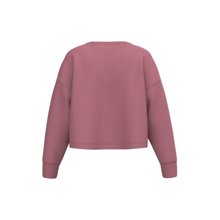Ladies\\\' crew neck crop sweatshirt
