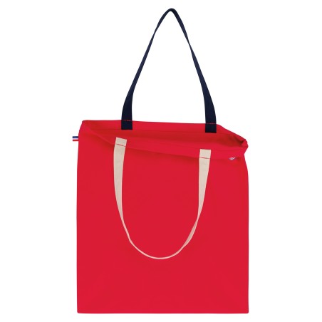 Three-tone shopping bag