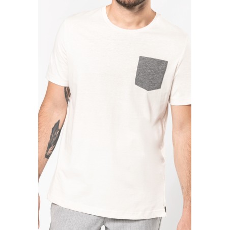 Camiseta algodón orgánico con bolsillo