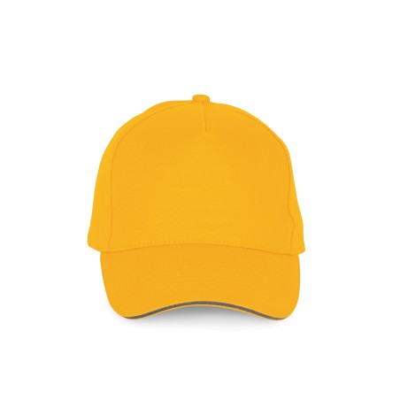 5 panels cotton sandwich cap
