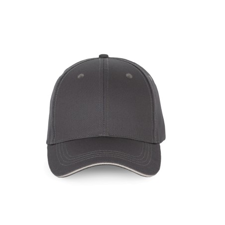 Cap with contrasting sandwich peak - 6 panels
