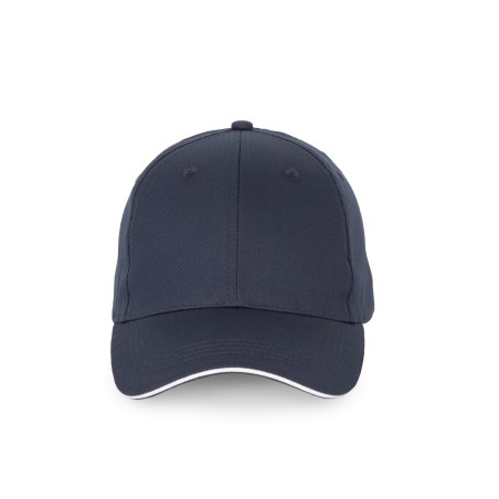 Cap with contrasting sandwich peak - 6 panels