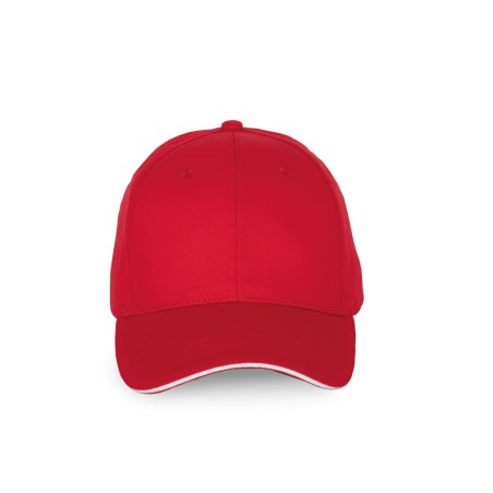 Cap with contrasting sandwich peak - 6 panels