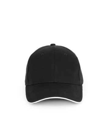 Gorra algodón orgánico con sándwich contrastado - 6 paneles 2