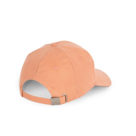 Cap in organic cotton with contrasting sandwich peak - 6 panels